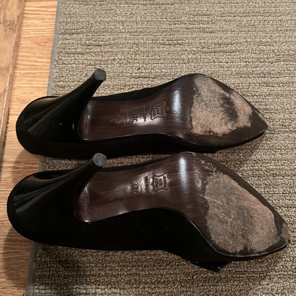 Kate Kuba, suade, patten and leather heels, size EU 37 (US size 6) - Picture 8 of 8